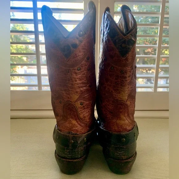 Bed Stu Distressed Western Leather Boots - Picture 6 of 8